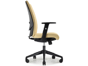 Leather Medium Back Chair