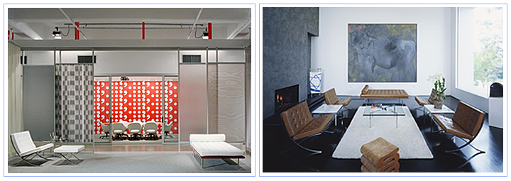 現代經典休閑椅|真皮休閑椅|辦公家具|巴賽羅那休息床|休閑床