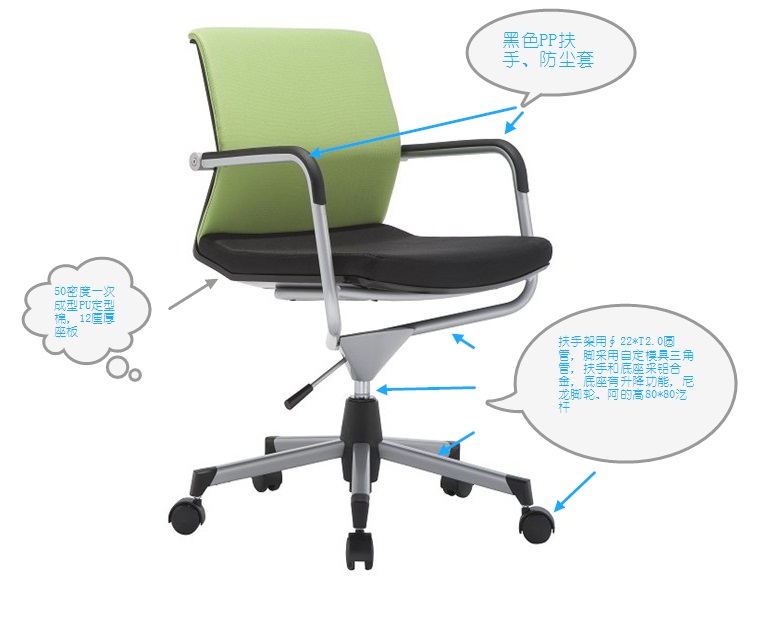 辦公椅|布面職員椅|辦公家具|布面職員椅|布面中班椅,布面職員椅