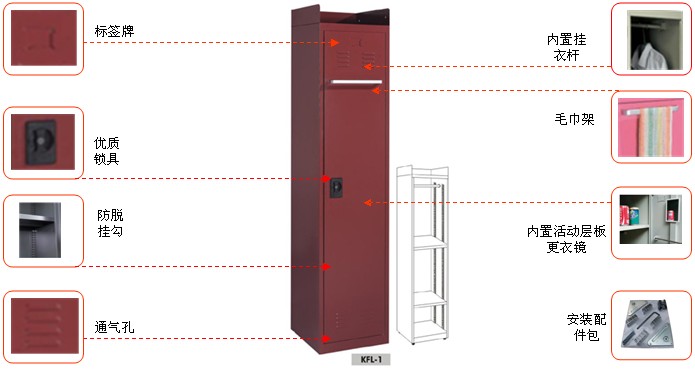 鋼制更衣柜