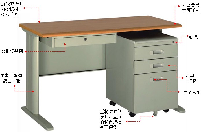 鋼制辦公臺(tái)