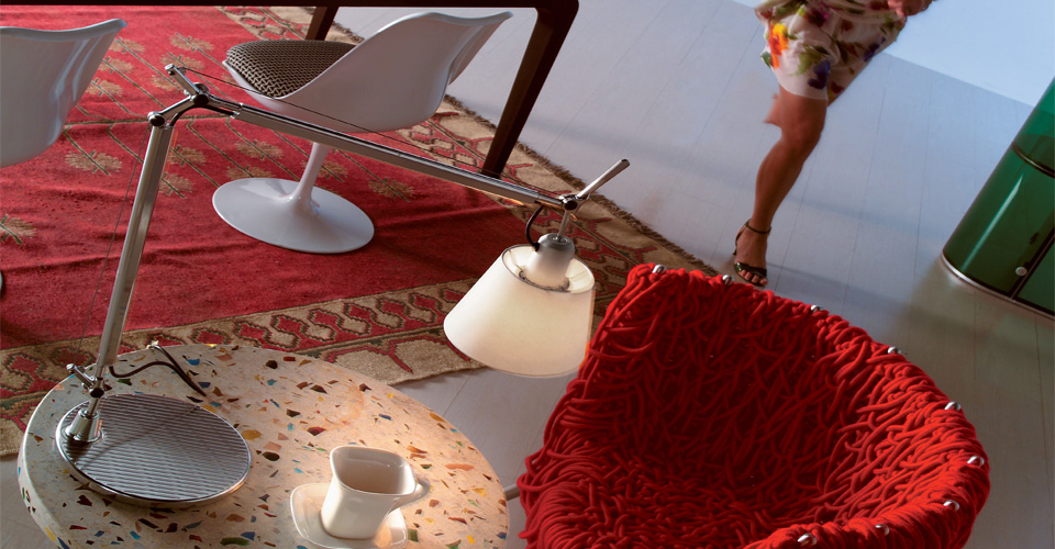 F(xin)|_|kҾ| Artemide Tolomeo Tavolo _