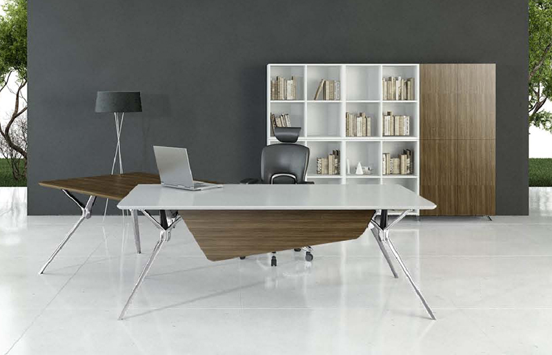 現代實木辦公臺